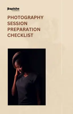 photography session checklist